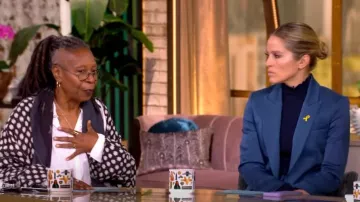 Veronica Beard Long & Lean Dickey Jacket worn by Joy Behar as seen in The View on November 13, 2024