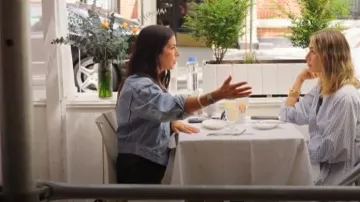 Jupe Moto Rebecca Minkoff Jett portée par Rebecca Minkoff vue dans The Real Housewives of New York City (S15E07)