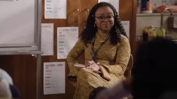 H&M Bodycon Dress worn by Janine Teagues (Quinta Brunson) as seen in Abbott Elementary (S04E06)