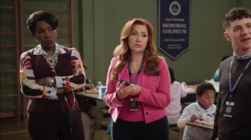 Sandro Afrique Shirt worn by Barbara Howard (Sheryl Lee Ralph) as seen in Abbott Elementary (S04E06)