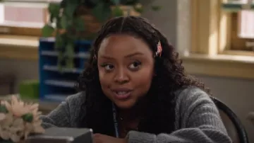Anglesjell Hair Clips worn by Janine Teagues (Quinta Brunson) as seen in Abbott Elementary (S04E06)