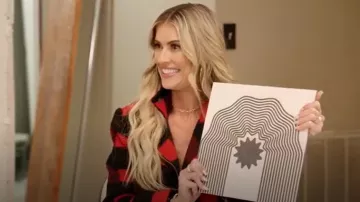 BB Dakota Buffalo Plaid Moto Jacket worn by Christina Hall as seen in Christina in the Country (S02E01)