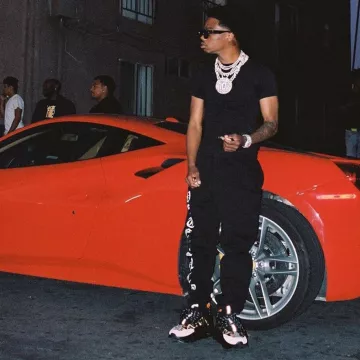 Lunettes de soleil Louis Vuitton Black 1.1 Millionaires portées par Roddy Ricch sur le compte Instagram @roddyricch