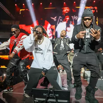 Balenciaga White & Grey 10XL Sneakers worn by Lil Wayne on the Instagram account @lilwaynehq