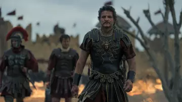 Costumes from Gladiator II Movie: Pedro Pascal wears General Roman Armor Outfits to portray Marcus Acacius