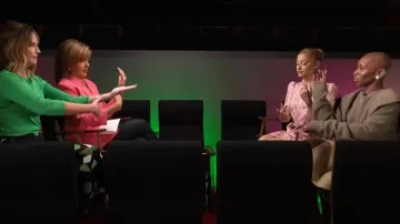 The Vampire's Wife I'll Get You, My Pretty Dress worn by Ariana Grande as seen in Today on November 14, 2024