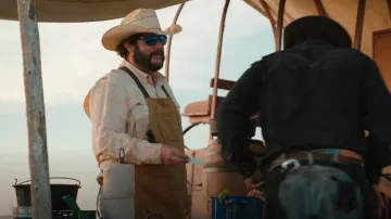 L.L. Bean Men's Tropicwear Shirt, Plaid Long-Sleeve worn by Fred Myers (Luke Peckinpah) as seen in Yellowstone (S05E09)