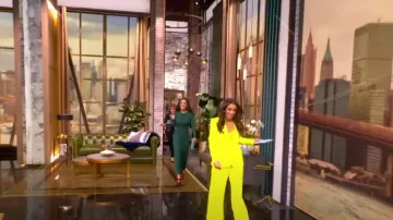 Gucci Horsebit GG debossed Leather Loafer Pumps worn by Sunny Hostin as seen in The View on  November 14, 2024