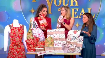 Vestido Kori de Ulla Johnson usado por Gretta Monahan visto en The View el 18 de noviembre de 2024