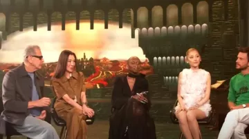 Loewe Workwear Jacket worn by Jeff Goldblum as seen in Today on November 18, 2024