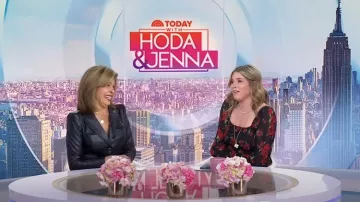 Veronica Beard Anoki Vegan Leather Dickey Jacket porté par Hoda Kotb comme on le voit dans Today with Hoda & Jenna le 19 novembre 2024