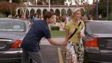 The O.C. TV series outfits: Marissa Cooper (Mischa Barton) wears Sequin Embellished Midi Skirt in season 2, Episode 22