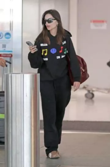 Andre 3000 Cactus Live in Person Hoodie worn by Emily Ratajkowski in Los Angeles on November 4, 2024