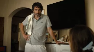 Lacoste Paris Stretch Polo worn by Nathan Bartlett (Chris Messina) as seen in Based on a True Story (S02E01)