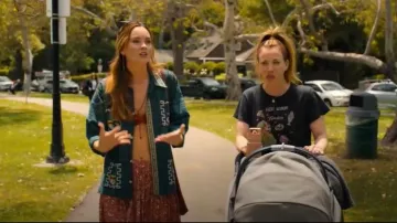 Vintage Guatemalan Quetzal Bird Jacket worn by Tory Thompson (Liana Liberato) as seen in Based on a True Story (S02E02)