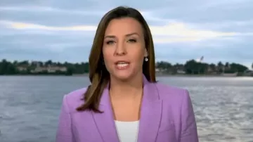 Veronica Beard Miller Dickey Jacket worn by Mary Bruce as seen in Good Morning America on  November 19, 2024