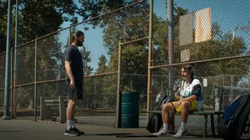 Nike Court Air Zoom Lite 3 worn by Nathan Bartlett (Chris Messina) as seen in Based on a True Story (S02E05)