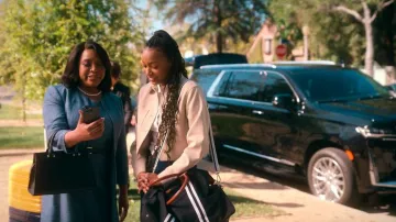 Wilfred Little Cropped Jacket worn by Whitney Chase (Alyah Chanelle Scott) as seen in The Sex Lives of College Girls (S03E01)