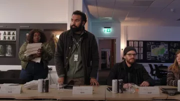 Patagonia Better Sweater Jacket worn by Daniel (Himesh Patel) as seen in The Franchise (S01E02)