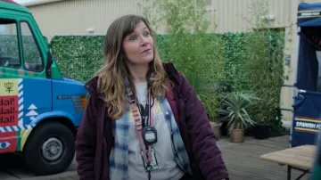 Túnica Hasina para mujer de Levi's usada por Steph (Jessica Hynes) como se ve en The Franchise (T01E04)