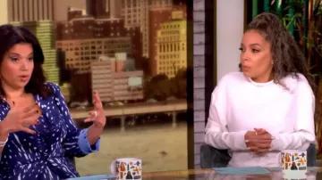 Ruched Long Sleeve Dress worn by Sunny Hostin as seen in The View on November 22, 2024