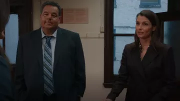 Gabriela Hearst Stephanie Blazer worn by Erin Reagan (Bridget Moynahan) as seen in Blue Bloods (S14E16)