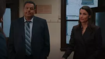 Gabriela Hearst Stephanie Blazer worn by Erin Reagan (Bridget Moynahan) as seen in Blue Bloods (S14E16)