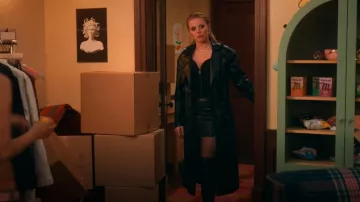 Top corsé con cremallera de Vivienne Westwood usado por Leighton Murray (Reneé Rapp) como se ve en The Sex Lives of College Girls (T03E01)