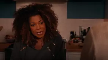We The Free In The Light Hoodie worn by Viola 'Vi' Marsette (Lorraine Toussaint) as seen in The Equalizer (S05E05)