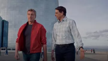 Theory Standard-Fit Shirt In Cotton-Blend Flannel worn by Daniel LaRusso (Ralph Macchio) as seen in Cobra Kai (S06E06)