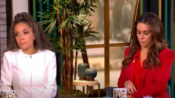 Rosetta Getty Triple Zip Jacket worn by Sunny Hostin as seen in The View on  November 25, 2024