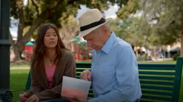 Mondo Mondo Silver Star Pacha Necklace worn by Alice (Lukita Maxwell) as seen in Shrinking (S02E01)