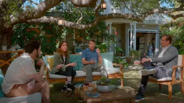 Adidas Pony Leo Samba Wales Bonner worn by Liz (Christa Miller) as seen in Shrinking (S02E05)