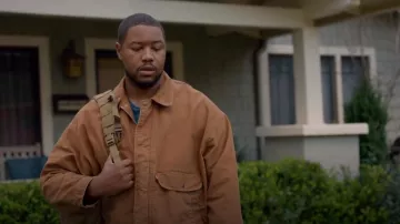 Levi's The Rancher Trucker Jacket worn by Sean (Luke Tennie) as seen in Shrinking (S02E05)