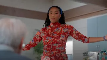 Ulla Johnson Aurelia Turtleneck worn by Gaby (Jessica Williams) as seen in Shrinking (S02E05)