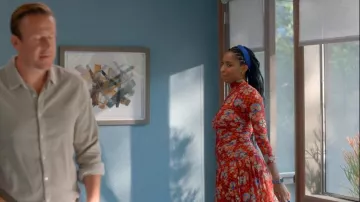 Ulla Johnson Flora Dress worn by Gaby (Jessica Williams) as seen in Shrinking (S02E05)