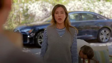 Arket Long-Sleeved T-Shirt worn by Liz (Christa Miller) as seen in Shrinking (S02E06)