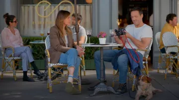 Birkenstock Arizona Sandals worn by Liz (Christa Miller) as seen in Shrinking (S02E06)