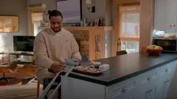 Levi's Tan Joggers worn by Sean (Luke Tennie) as seen in Shrinking (S02E07)