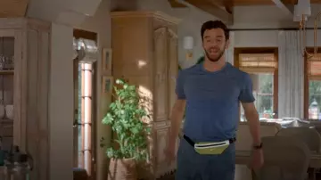 Nike Slim Waist Pack 3.0-Volt Yellow worn by Brian (Michael Urie) as seen in Shrinking (S02E07)