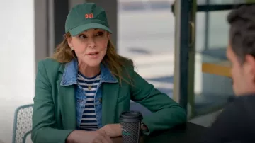 Veronica Beard Slate Dickey worn by Liz (Christa Miller) as seen in Shrinking (S02E07)