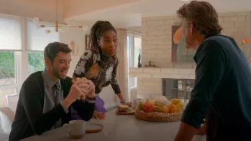 Stine Goya Estelle Floral-Print Stretch-Jersey Top worn by Gaby (Jessica Williams) as seen in Shrinking (S02E08)