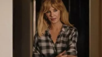 Outfits of Yellowstone: Beth Dutton (Kelly Reilly) wears Dutton Checked Shirt in season 5, episode 12
