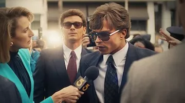 Outfits of Monsters TV series: Lyle Menendez (Nicholas Alexander Chavez) wears sunglasses in season 1, episode 1