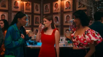 BCBGMAXAZRIA Off Shoulder Top of Bela Malhotra (Amrit Kaur) as seen in The Sex Lives of College Girls (S03E02)