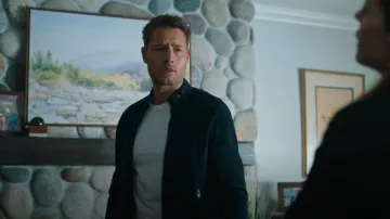 Allsaints Cora Suede Snap Back Collar Jacket worn by Colter Shaw (Justin Hartley) as seen in Tracker (S02E02)