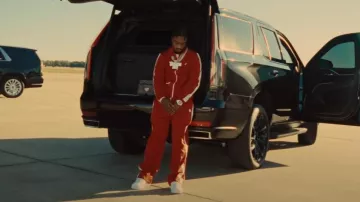 Nike Air Force 1 Low White worn by Lil Tjay in Lil Tjay - Let It Go Baby (Official Video)