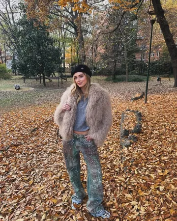 Chiara Ferragni Silver Ring worn by Chiara Ferragni on her Instagram on December 3, 2024