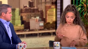 Iris Von Arnim Bilbao Cashmere Sweater worn by Sunny Hostin as seen in The View on December 3, 2024