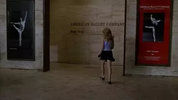 Outfits of Center Stage:  Jody (Amanda Schull) wears Reportage Black Strap Block Heels in the movie